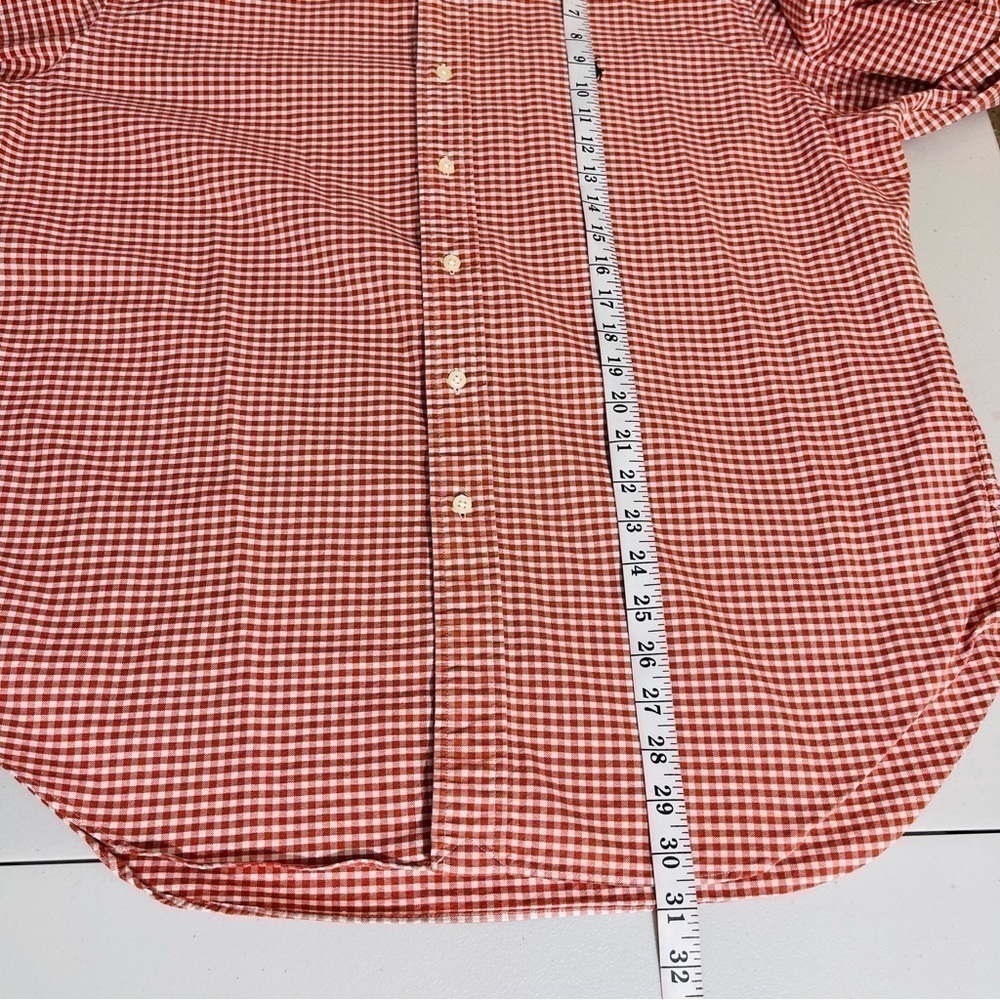 Polo Ralph Lauren Custom Fit Gingham Long Sleeve Button Down Shirt Size XL - Picture 9 of 10